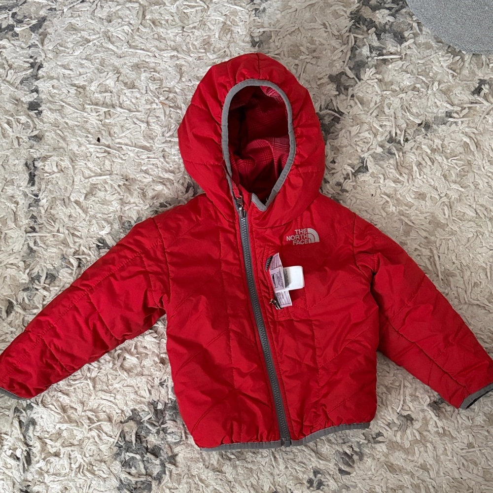 The North Face Red Infant Hooded Jacket